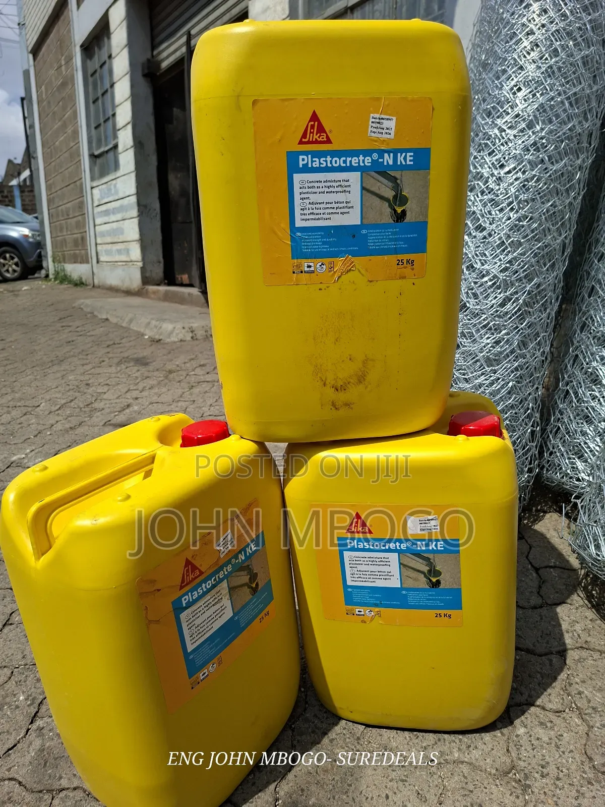 Sika Plastocrete N-Waterproofing Concrete Admixture.
