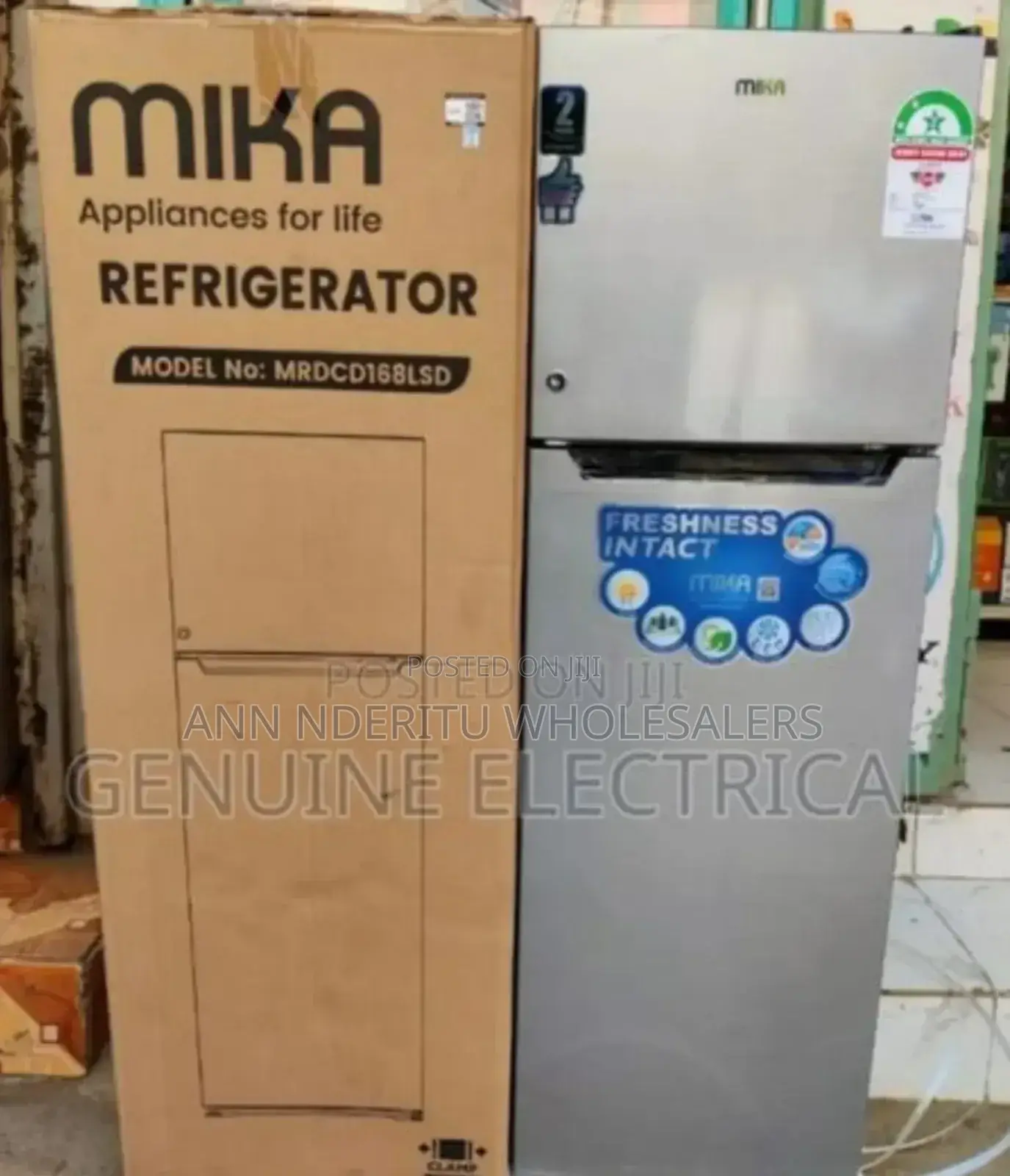 Mika Refrigerator 168litres
