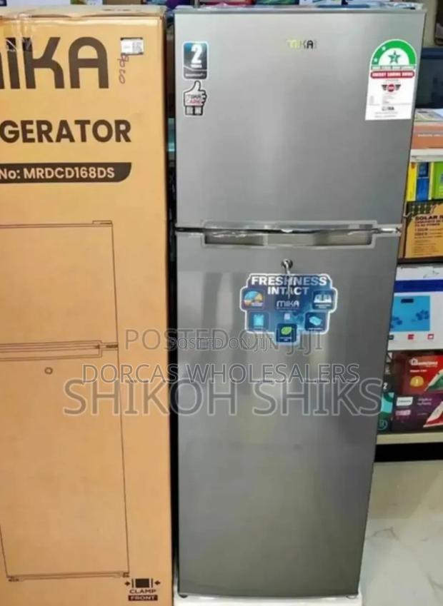 168litres Mika Double Door Refrigerator - main view