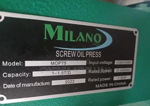 Screw Oil Pressing Machine