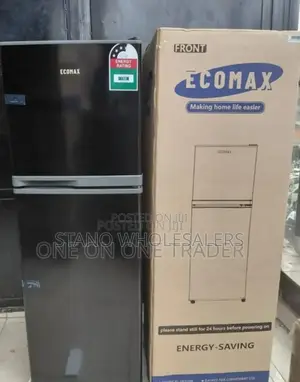 Ecomax Black 138litres Fridge