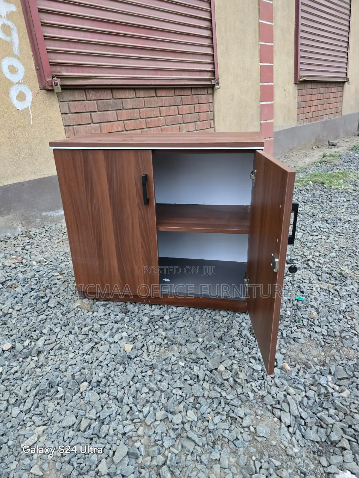 Secure Stylish Storage Solution Wooden Cabinet