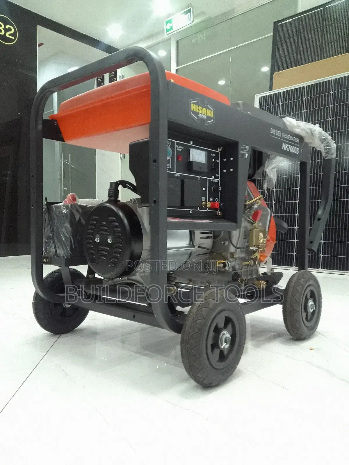 Hisaki Japan 7.5kw 9.3kva Keystart Diesel Generator