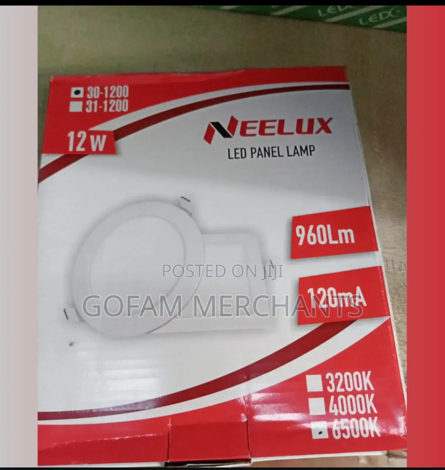 12w Led Panel Light Neelux