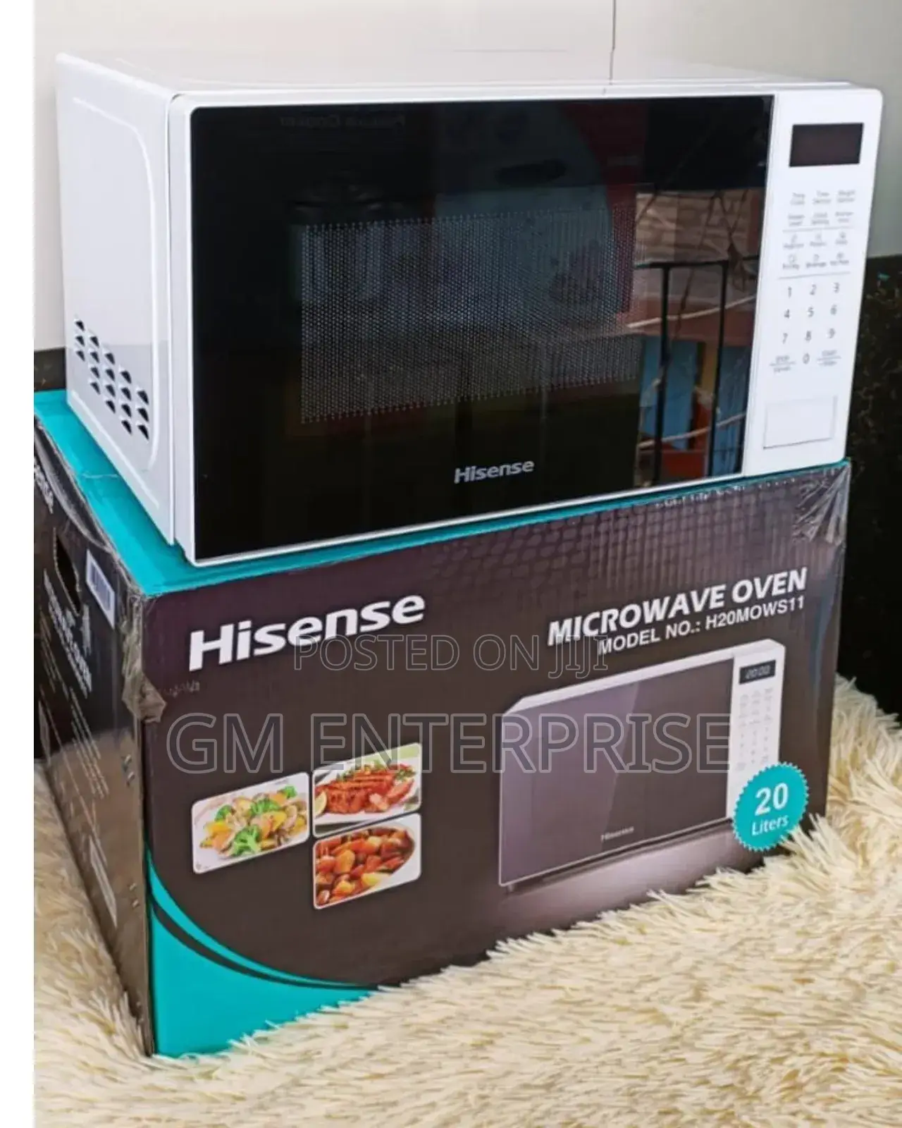Hisense 20litres Digital Microwave (White)