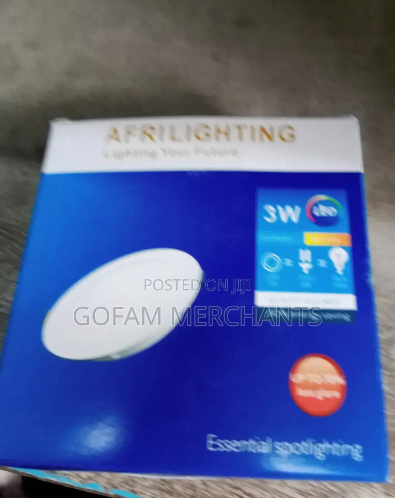 Gypsum Panel Lights in 3 Watts Circular Led