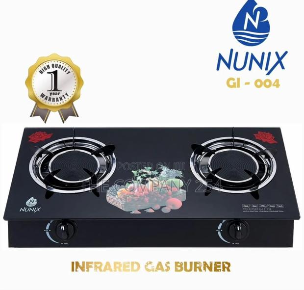 Nunix 2 Burner Glass Infrared Stove Gi-004 at 4500