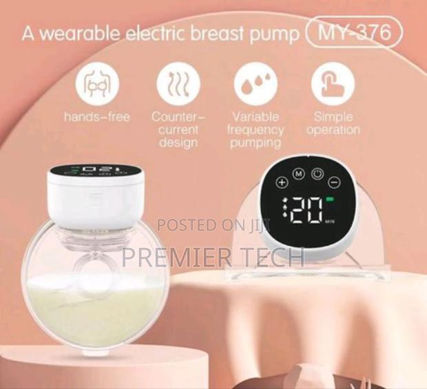 2/1pcs Electric Breast Pumps Portable Hands Free Wearable Breast Pump