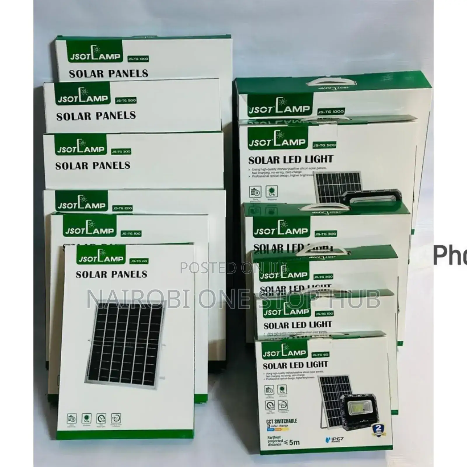 100watts Jsot Solar Floodlight