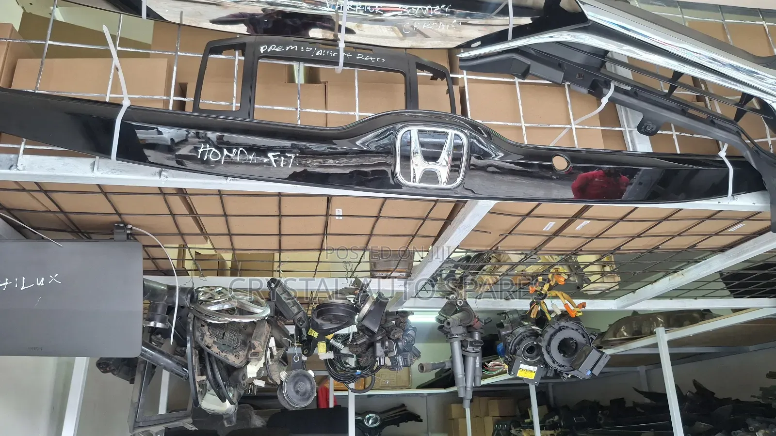 Honda Fit Boot Chrome Grill