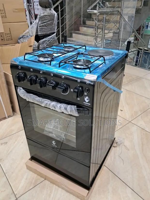 With Timer-Euroken 3+1 Standing Cooker - main view