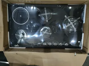 CKS 4 Gas (1wok) +1 Electric Plate Hob Black