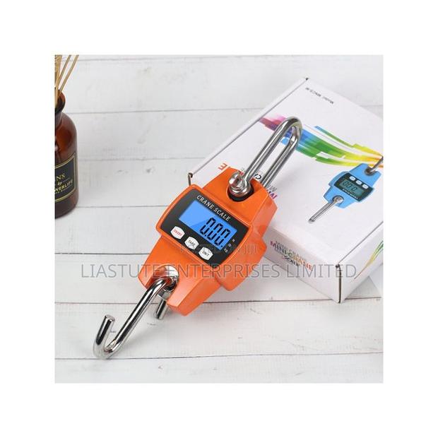 300kg660lbs Mini Crane Scale Industrial Hook Hanging Weight Digital