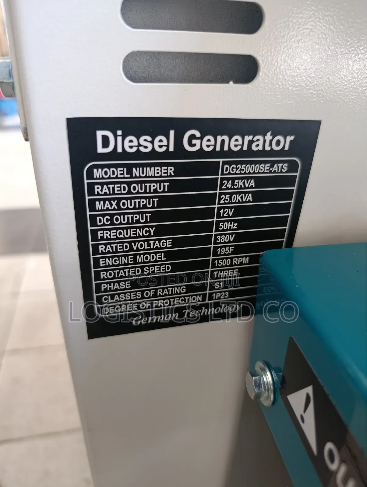 Pulsar Automatic Silent Diesel Generator 20kva 3 Phase