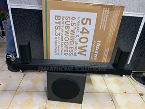 Hisense Hs5100 Soundbar – 540w Powerful Speaker System With Deep Bass