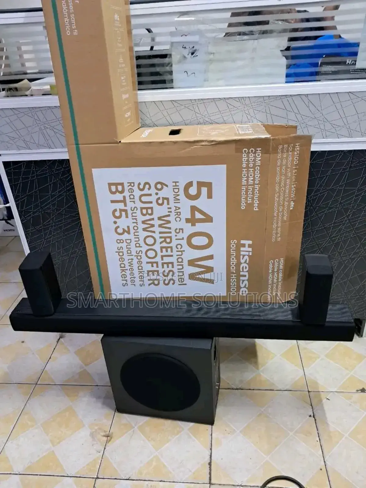 Soundbar Speaker 5.1ch Hisense, Hs5100 Dobly Audio Dts