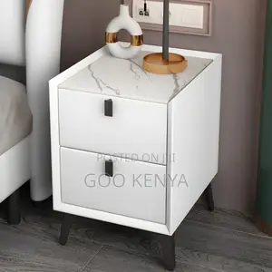 Home Nightstand; Solid Wood Bedside Cabinet With Storage