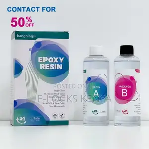 Epoxy Resin 1:1 by Volume Clearly Epoxy Resin and Hardener Kit 500g