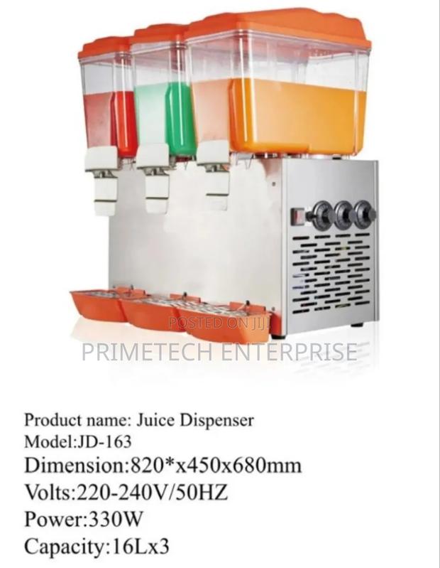 Jd163 Commercial Juice Dispenser 3slots