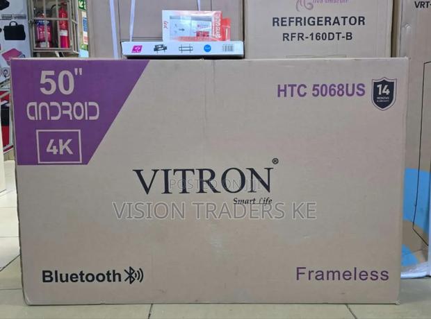 Vitron 50 Inches Smart Android Frameless Tv With Ultra Hd