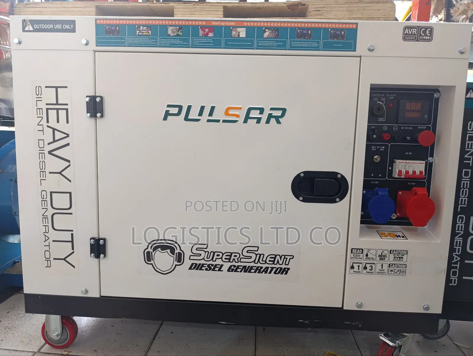 Pulsar Diesel Generator 25kva Heavy Duty Silence Generator With Ats