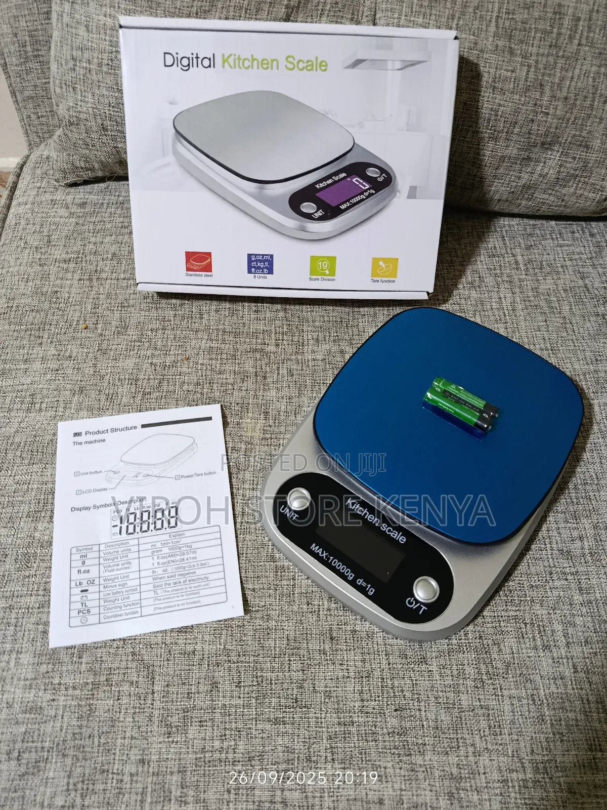 Digital Kitchen Scale 10kgs Accurate Weighing Scale