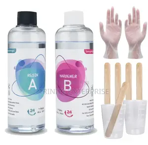 Ab Epoxy Resin and Hardener Kit for Diy Resin Art Craft 500 G 1:1