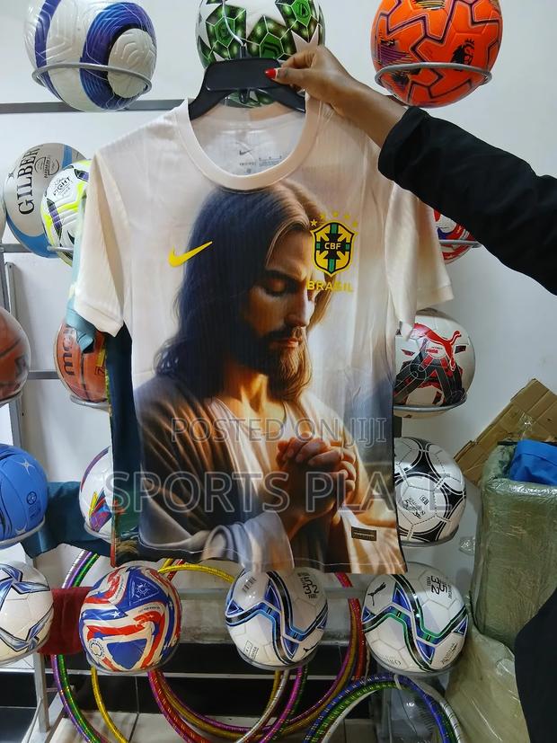 Brazil Special Edition Jesus Christ Player Version Jersey - main view