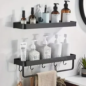 Rectangular Bathroom Rack With Towel Bar