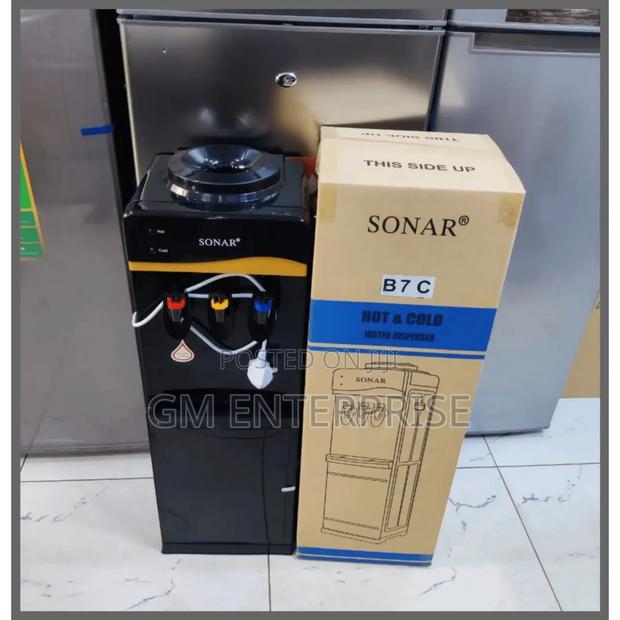 Black B7c Sonar 3 Taps Hot,Normal and Cold Dispenser