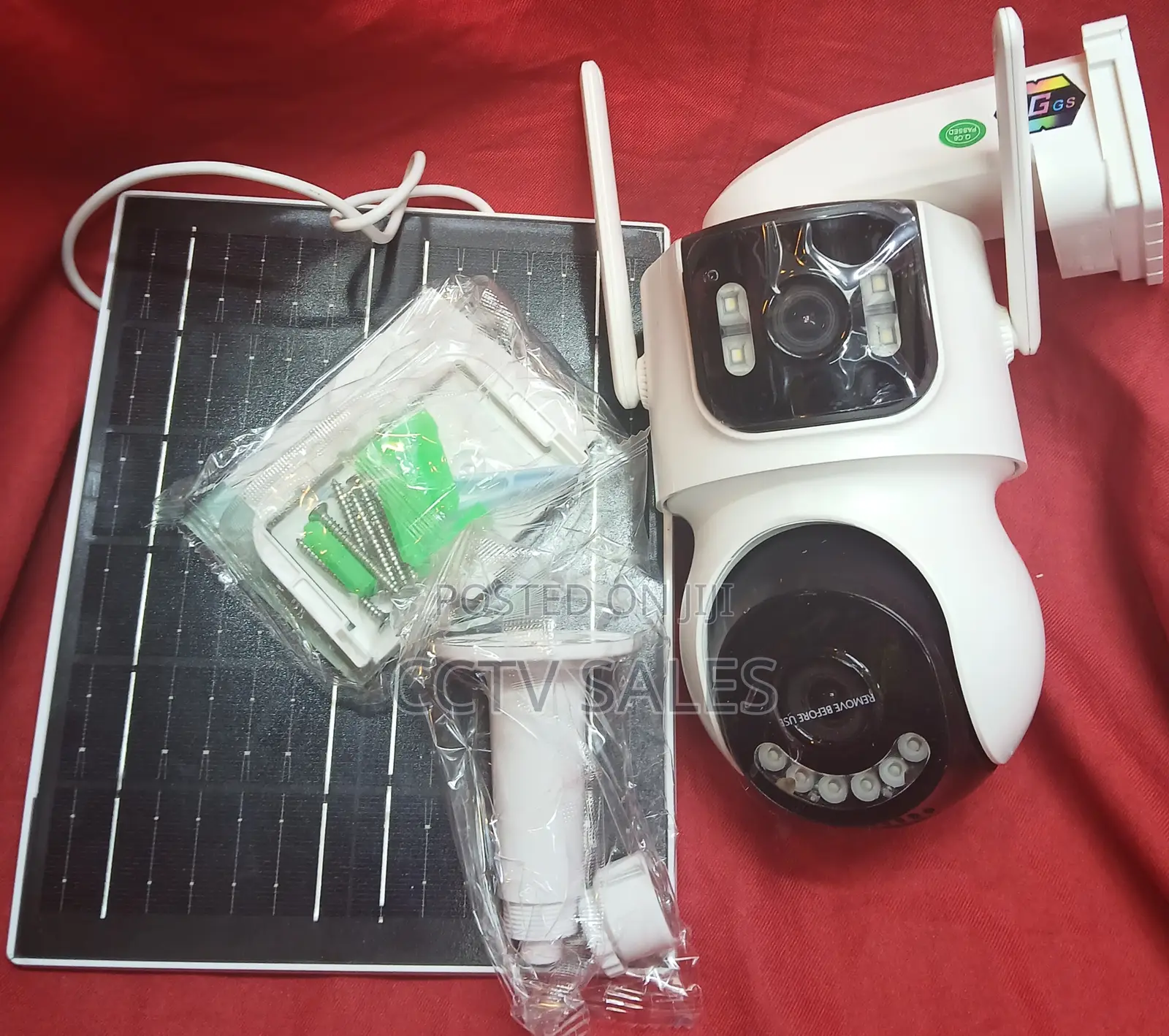Quality Icsee Wireless PTZ Av4 Icsee Solar Powered 4g Dual Len