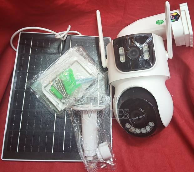 Quality Icsee Wireless PTZ Av4 Icsee Solar Powered 4g Dual Len