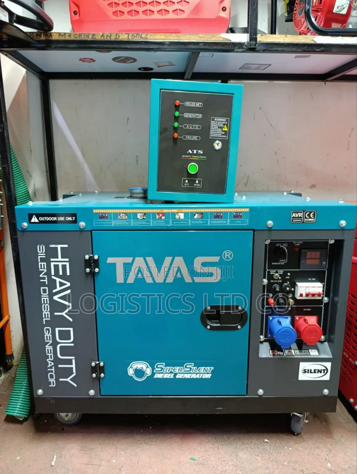 Tavas Super Silent Diesel Generator 15kva With Ats 3 Phase