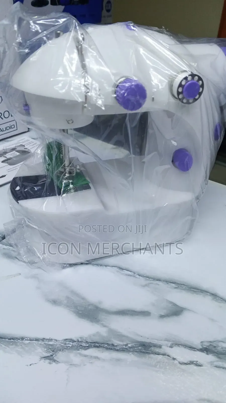 Mini Sewing Machine With a Pedal