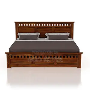 Home Bed; Classic Mahogany Master Bedroom Bed