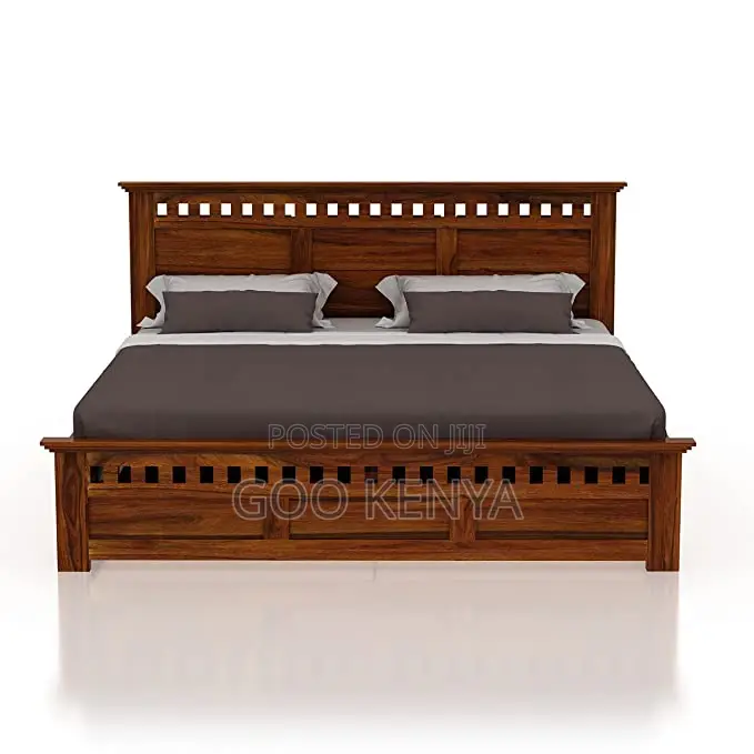 Home Bed; Classic Mahogany Master Bedroom Bed