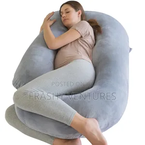 C Shaped Velvet Pregnancy Pillow