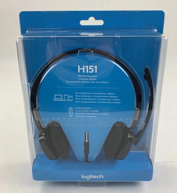 Logitech H151 Stereo Noise Cancelling Wired Headphones - thumbnail 2