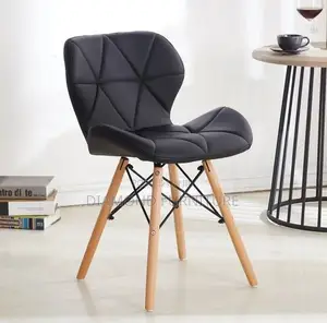 Home Furniture;Modern {Padded Eames Chair} With Comfortable Cushioning