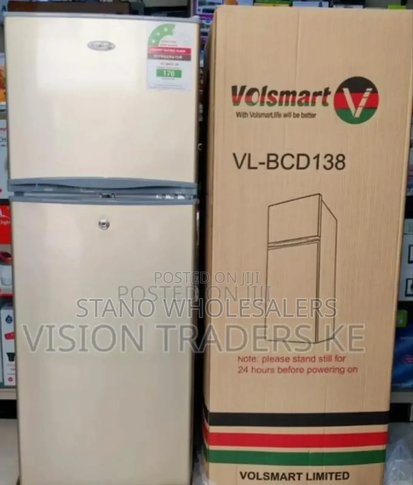 Volsmart 138litres Double Door Refrigerator