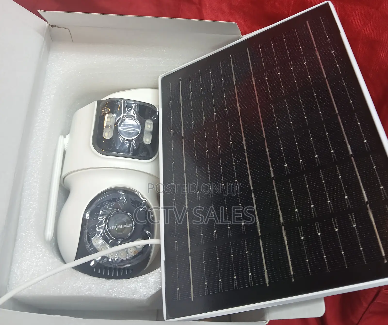 Icsee Solar Powered 4g Dual Lens 4mp Security Camera Outdoor-