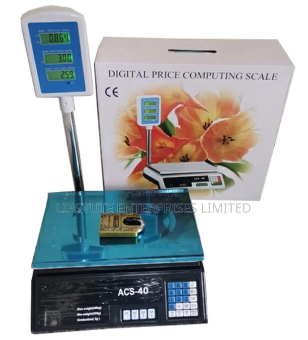 40kg Acs40 Digital Price Computing Weighing Scale - main view