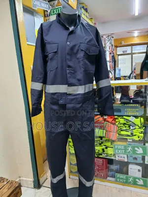 Dark Bluecomfort Safety Coveralls