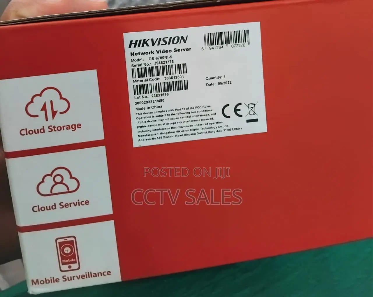 Ds-6700ni-S Video Server Hik-Proconnect Box Cloud Storage