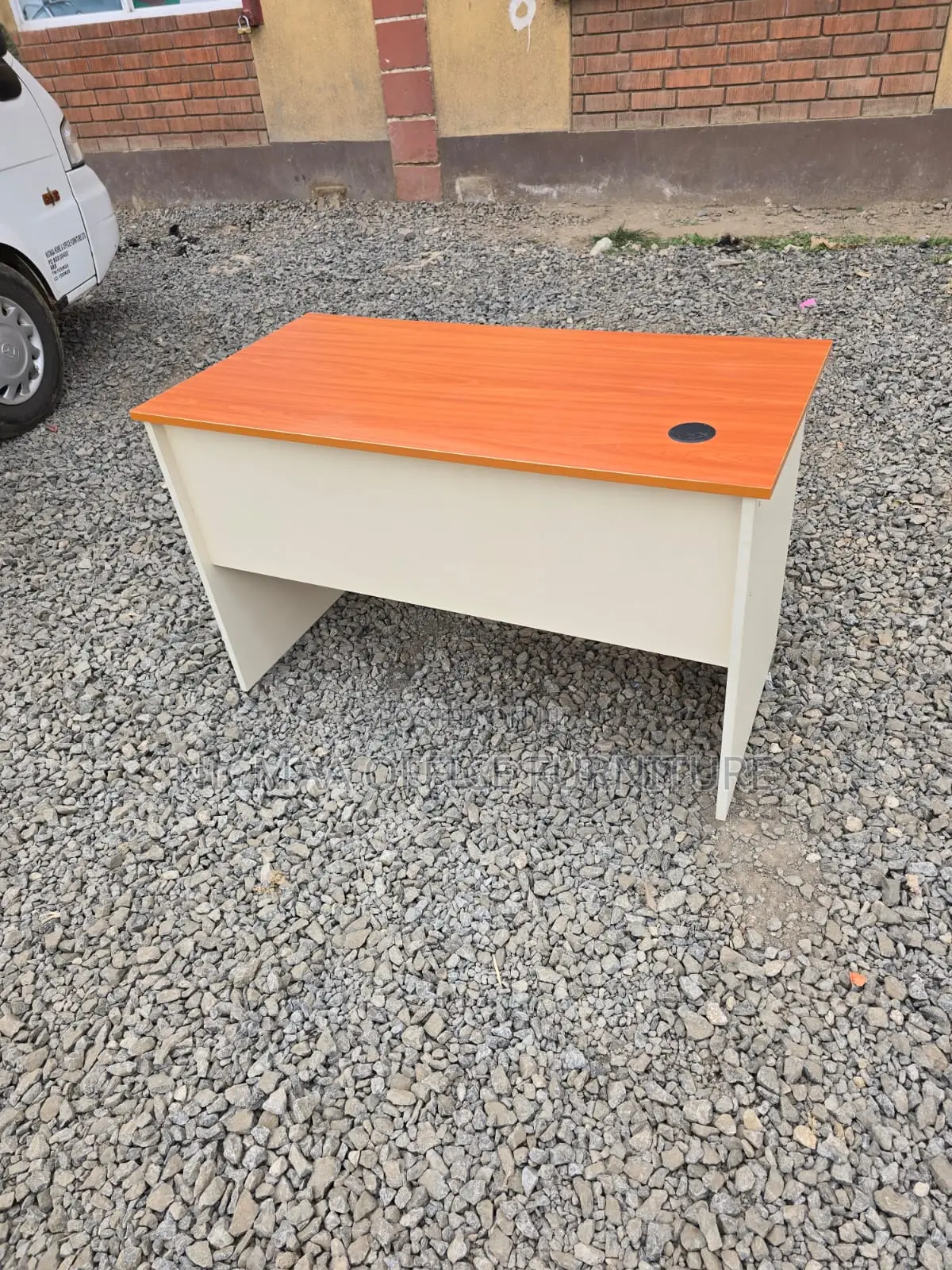 3-Drawer Design With Cable Port Desk