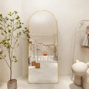 Bedroom Standing Mirror; Modern Decorative Frame Full-Body Mirror