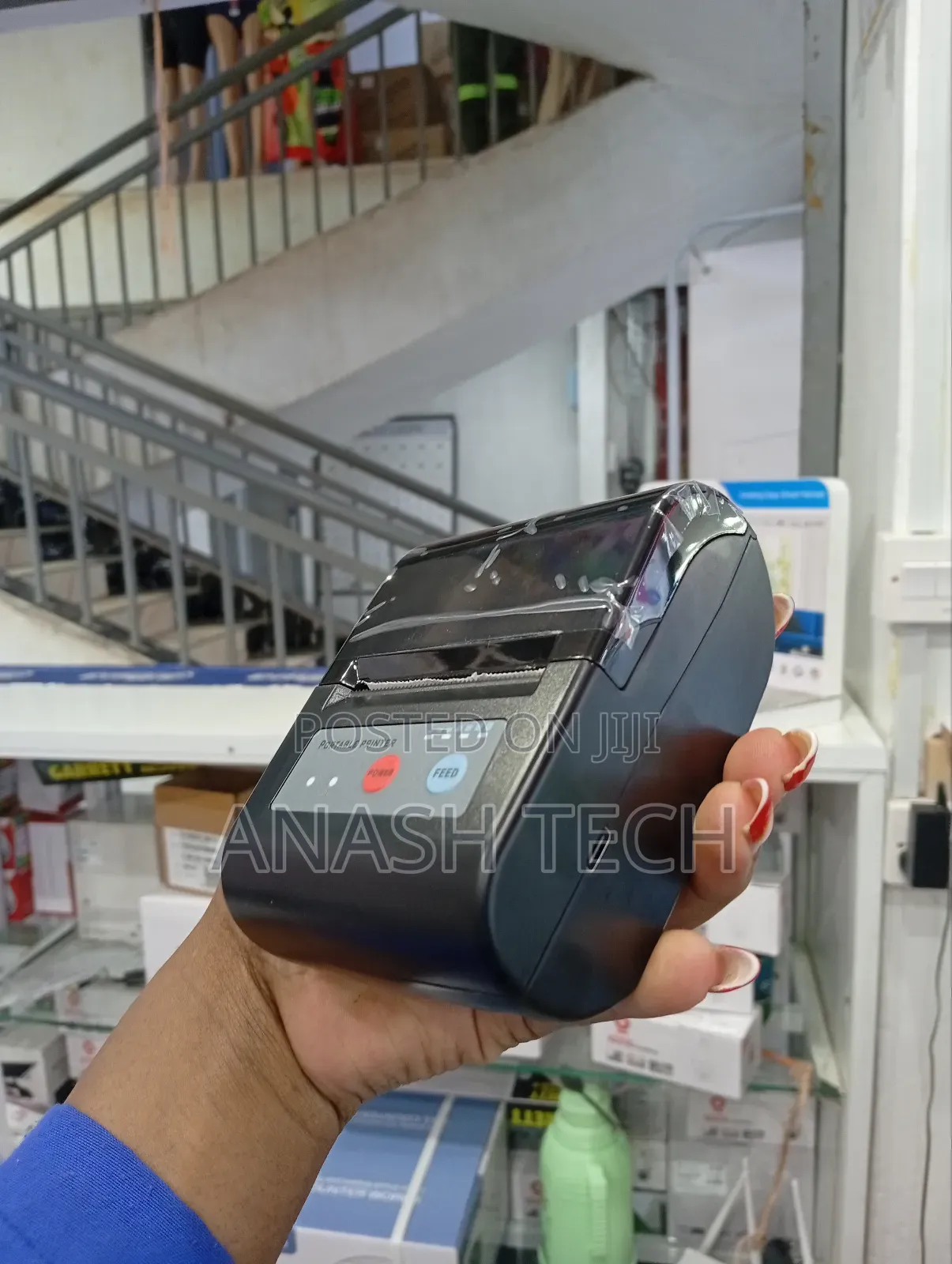 Advanced Black Wireless Bluetooth P58 Printer Etims Compatible