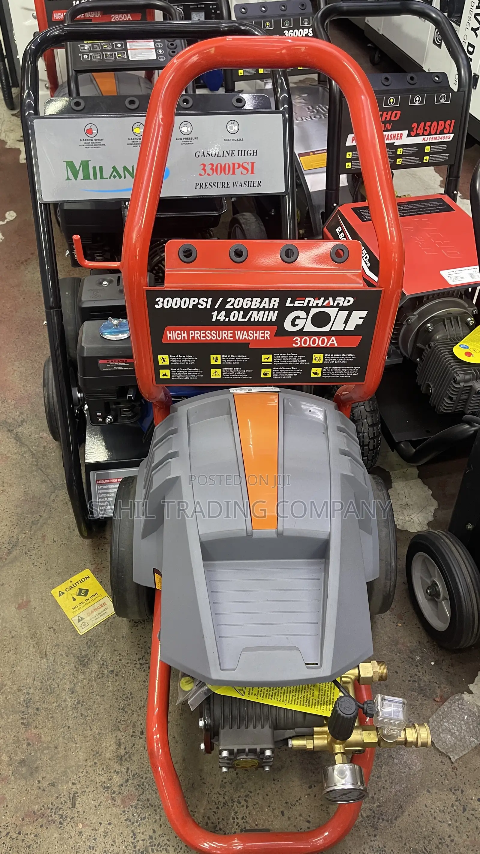 Golf 3000psi Electric Carwash Machine