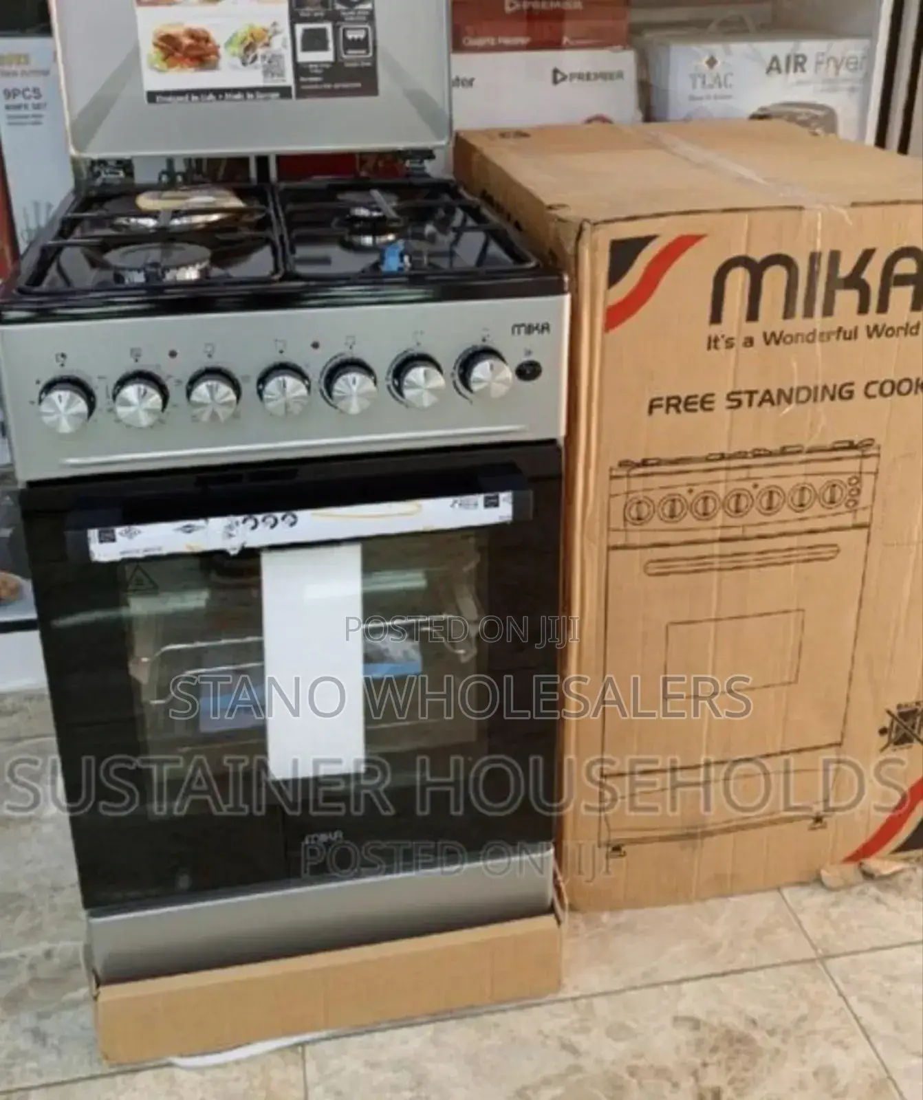 3 Burner +1 Electric Mika 50 by 60
