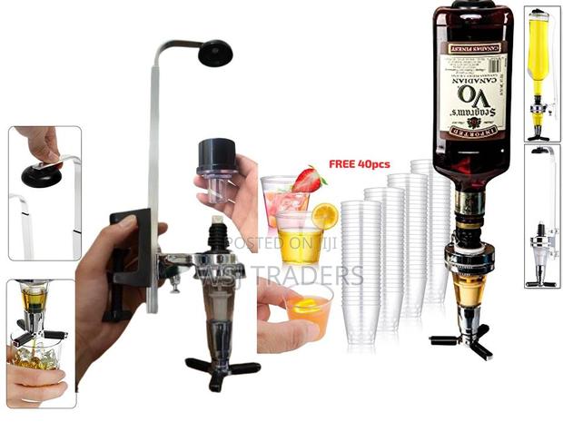 Tot Measure With Clips /Fixture + 40pcs Free Shots Glass